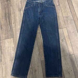 Rustler Men's Classic Navy Straight Jeans